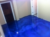 Decorative Concrete Metallic Epoxy Blue Lake Ozark MO