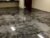 Decorative Concrete Metallic Epoxy Gun Metal Grey Lake Ozark MO