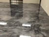 Decorative Concrete Metallic Epoxy Gun Metal Grey Lake Ozark MO